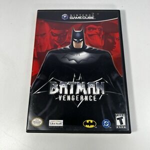 Batman Vengeance Nintendo GameCube Game 2001 Ubisoft Case Disc  Gotham City